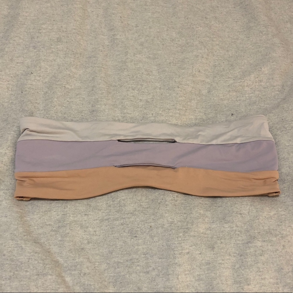 Boys + Arrows Abetting Ava bandeau top (M)